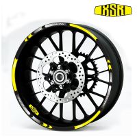 High quality Motorcycle Rim Wheel Decal Accessory Sticker Reflective waterproof sticker for Yamaha XSR XSR700 XSR900