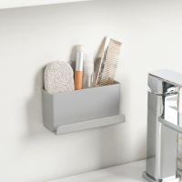 【cw】 Wall Shelf Organizer Holder Glasses Sundries Storage Rack Room function