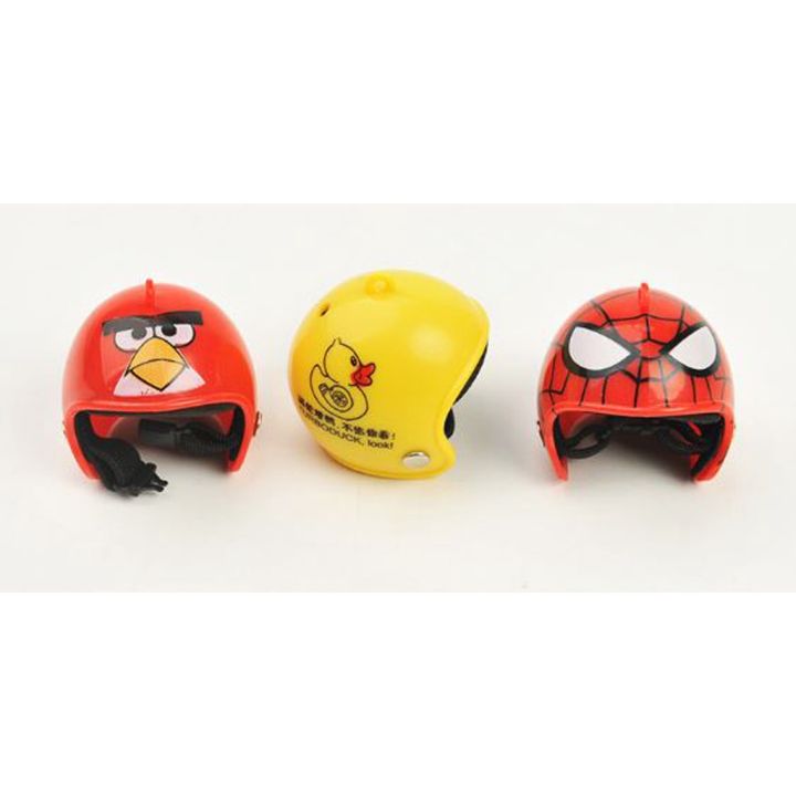 หมวกกันน๊อคสัตว์-หมวกกันน๊อคไก่-หมวกกันน๊อคนก-4x4-5cm-chicken-helmet