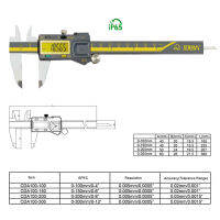 ความแม่นยำของ Terma 0.005มม. IP54กันน้ำ150มม. 300มม. Digital Vernier Caliper Micron Electronic Caliper ความหนาไมโครมิเตอร์ Gauge