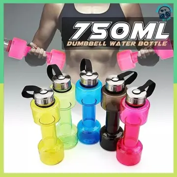 2.2L Water Bottle Dumbbell Shaped Fitness Gym Training Cup for Sports  Exercise