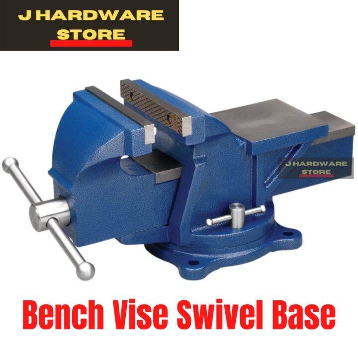 Heavy duty Bench Vise swivel base with anvil 4”/5”/6”/8”/10” | Lazada PH