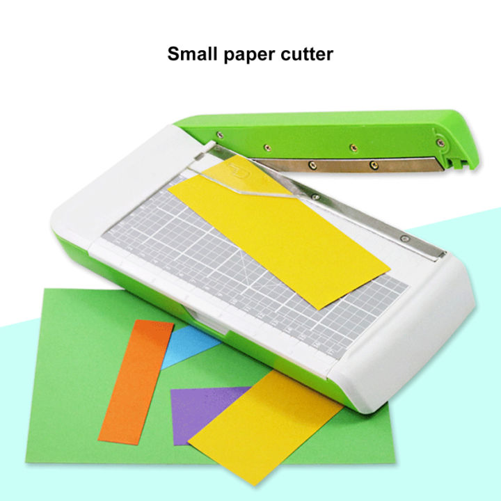 เครื่องตัดกระดาษอุปกรณ์หนีบกิโยตีนสำนักงานบ้านกระดาษแบบมืออาชีพเครื่องมือตัดภาพกระดาษเย็บมุม