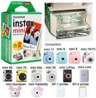 50 sheets Fujifilm Instax Mini Film White Edge Photo Paper For Mini LiPlay 11 9 8 40 70 90 LINK Instant Camera with Photo Clip