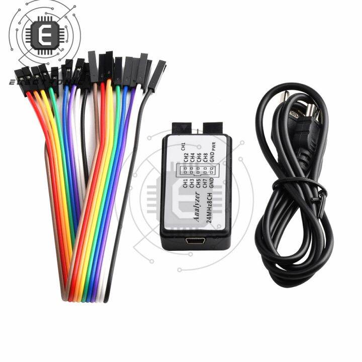 [PIIN] Network Analyzer Mini Portable Usb 5mhz 24m 8 Channel Logic