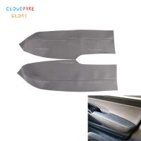 CloudFireGlory Front Door Panel Armrest Cover Skin Microfiber Leather Gray Fit For Honda Civic 2006 2007 2008 2009 2010 2011 Pipe Fittings Accessories