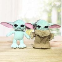 LIAND Soft Toy Cartoon Children Gift The Mandalorian Baby Yoda Collection Model Q Version Yoda Baby Stuffed Toys Key Ring Plush Pendant Anime Plush To