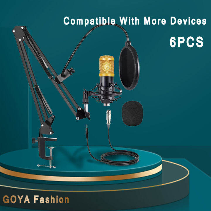 Live Microphone Set Professional Microphone Live Sound Card Home