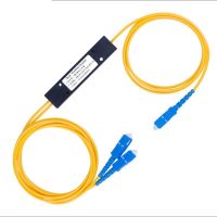 ▫﹉✌ 2m Ftth SC UPC 1X2 PLC Singlemode Fiber Optical Splitter FBT Optical Coupler 1X2 Fiber Optical Splitter