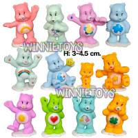 โมเดล แคร์แบร์ จิ๋ว 12 ตัว H: 3-4.5 cm. winnietoys