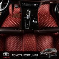 พรมปูพื้นรถยนต์ 6D Premium (สำหรับ Toyota Fortuner 2015 - 2023) พรมปูพื้นรถยนต์ Premium 7 ชิ้น (มี 5 สี) อุปกรณ์ภายในรถ โรงงานผลิตของไทย สามารถสั่ง