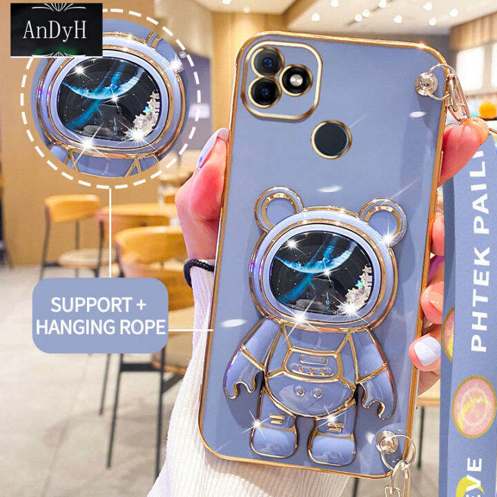 andyh-nbsp-casing-nbsp-for-infinix-itel-p36-vision-1-plus-phone-nbsp-case-nbsp-cute-nbsp-3d-nbsp-starry-nbsp-sky-nbsp-astronaut-nbsp-desk-nbsp-holder-nbsp-with-lanyard