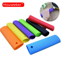 Houseeker Silicone Pot Pan Handle Saucepan Holder Sleeve Slip Cover Grip Kitchen Utensils Cook Accessories Black Friday Hot Sale