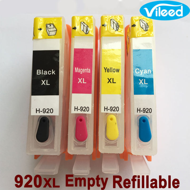 compatible-4-pack-920-xl-bk-c-m-y-refillable-empty-print-cartridge-without-ink-full-set-920xl-black-cyan-magenta-yellow-for-hp-officejet-6000-6500-6500a-7000-7500-7500a-color-printer