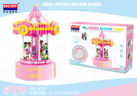 Belledi Micro Granule ของเล่นสร้างสรรค์สำหรับเด็ก,บล็อกตัวต่อของเล่นประกอบ16104-18093 Music Box Series