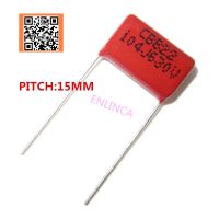 10pcs 630V 100NF 0.1UF 104J 330NF 0.33UF 334J Pitch 15mm 5% DIP CBB Polypropylene film capacitor