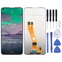 (ร้านอะไหล่ที่ไม่ซ้ำกัน) หน้าจอ LCD TFT สำหรับ Nokia 3.4กับ Digitizer ประกอบเต็มตัวเครื่อง (สีดำ)