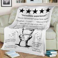 (Multi size available in stock)  INCREDIBLE toilet. WHITE Custom Flannel Throw Blanket Personalized Blankets for Sofa Gift Customized DIY Print on Demand  (Free personalized design available)