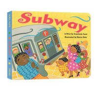 English original Karen Katz subway bus paperboard Book Childrens Enlightenment early education picture story