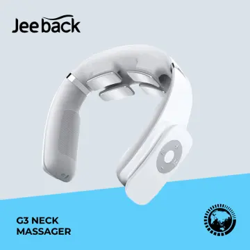 Jeeback G5 Electric Cordless Neck Massager TENS Pulse Relieve Neck Pain 4  Modes 8 Intensity Heating Hot Compress Correct Bad Posture Cervical Massage