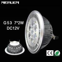 【✆New✆】 sdis shop G53 Es111 Qr111 Ar111โคมไฟ Led 14W สปอตไลท์7*2W ไฟอบอุ่นสีขาว/สีขาวธรรมชาติ/Cool สีขาวอินพุต Ac/Dc 12V แรงดันต่ำ