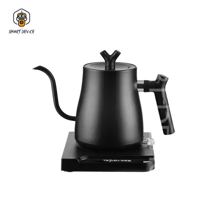 Electric Stainless Steel Heating Kettle with Long Thin Mouth Smart Pot Hot Water Boiler Kitchen Appliances 1L 220V