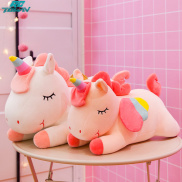 Plush Rainbow Pony Doll Creative Angel Plush Pillow Toy Doll For Kids