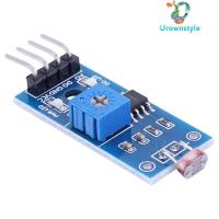 4Pin ตรวจจับแสง LM393 3.5V-5V ชุดสำหรับ Arduino DIY เซ็นเซอร์ที่ไวต่อโฟโตเซนสิทีฟเซนเซอร์หลอดไฟโมดูล