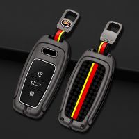 [Car Parts]โลหะรถ Remote Key กรณี Shell Fob สำหรับ Audi A1 A3 A4 A5 A6 A7 A8 Q3 Q5 Q7 S4 S5 S6 S7 S8 R8 TT Protector ผู้ถือ Keyless