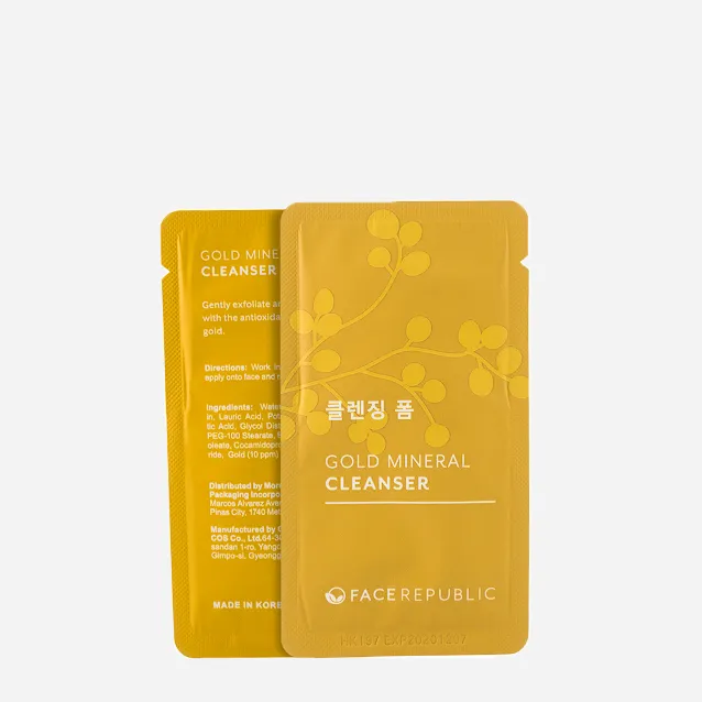 6pcs Face Republic Gold Mineral Cleanser Sachet 5ml Lazada PH