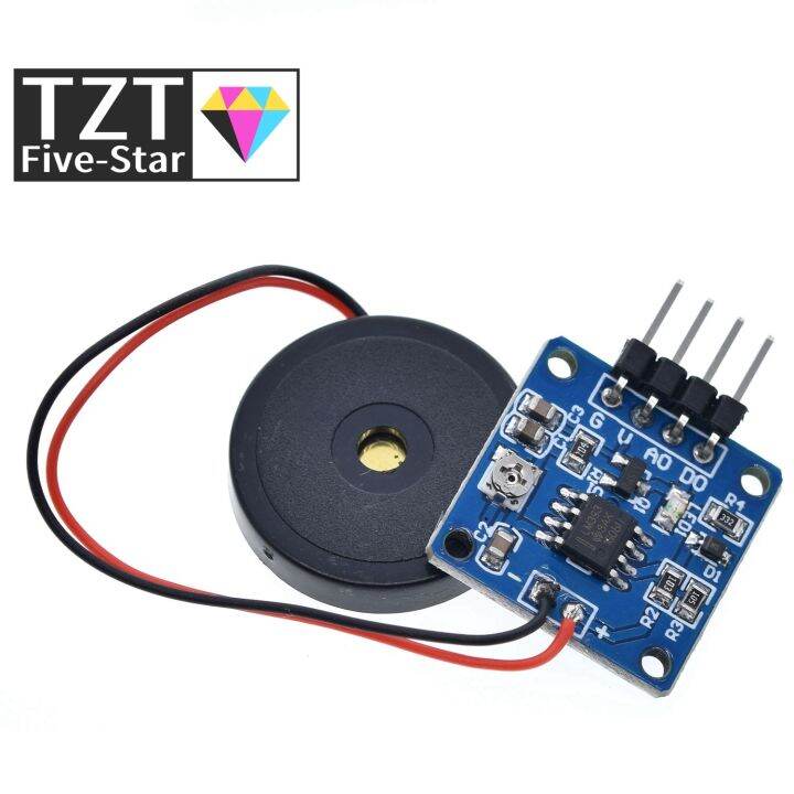 Piezoelectric Shock Tap Sensor Vibration Switch Module Piezoelectric