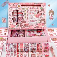 10Roll/Box of Washi Tape Stickers Set Colorful Kawai Masking Tape Scrapbook Bullet Diary Stickers Adhesive for Girls Children