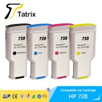 Tatrix 728ตลับหมึกเครื่องพิมพ์ T730 DesignJet Hp ตลับหมึกตลับหมึกสำหรับ HP เครื่องพิมพ์อิงค์เจ็ท T830สีพรีเมี่ยม