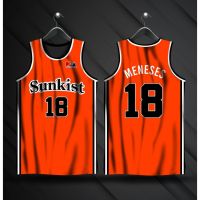 PBA RETRO JERSEY SUNKIST VERGEL MENESES 18 BASKETBALL JERSEY FREE CUSTOMIZE OF NAME AND NUMBER ONLY Full Sublimation