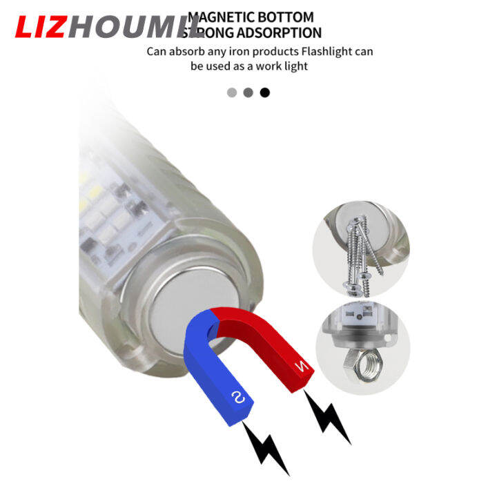 lizhoumil-พวงกุญแจซูมไฟฉาย-led-30w-พวงกุญแจไฟตรวจจับสีม่วงกันน้ำ-ipx4ซูเปอร์ไบรท์