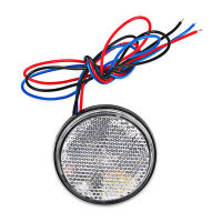 1x ไฟสะท้อน Bemper Belakang ไฟท้าย LED สำหรับรถยนต์รถบรรทุก12V รถบรรทุกรถยนต์โคมไฟด้านข้างไฟสัญญาณเลี้ยวอัตโนมัติ