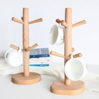 ญี่ปุ่น เนื้อไม้ ที่ใส่แก้วน้ำ wooden cup hanger