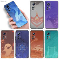 Genshin เคสโทรศัพท์เกมผลกระทบสำหรับ Xiaomi Mi 8 9 SE 10T 11 12 A2 Lite 9T 11T 12S 12T Pro A3 6X 12X 11i กรอบสีดำ TPU นิ่ม