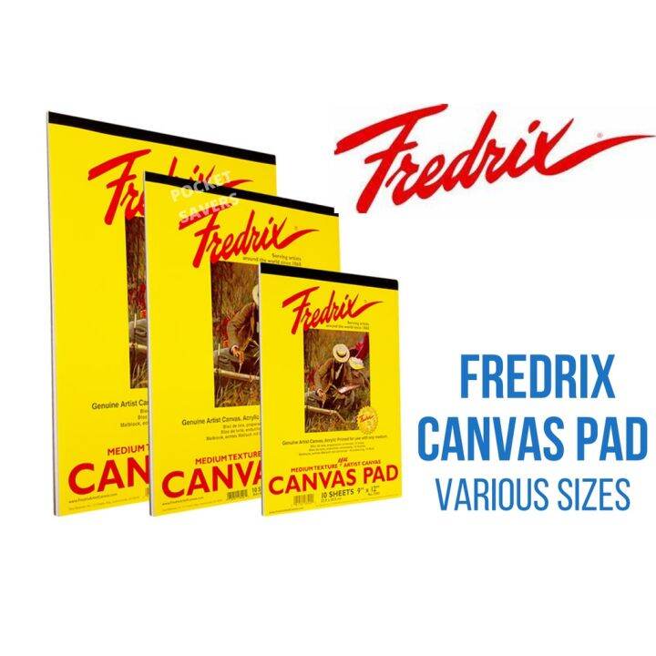 FREDRIX Canvas Pad 10 sheets (Primed Panel, Painting, Oil Acrylic Spray