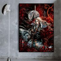 Castlevania อะนิเมะรูปโปสเตอร์-ความละเอียดสูงคุณภาพผ้าใบรูปภาพสำหรับบ้านห้องนั่งเล่นห้องนอนตกแต่งผนังศิลปะพิมพ์