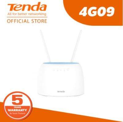 Tenda 4G09 เราเตอร์ใส่ซิม AC1200 Wireless Dual Band 4G+ CAT6 Router Wifi รองรับ 4G ทุกเครือข่าย รองรับ 2CA