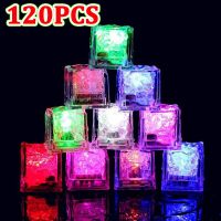 Waterproof Led Ice Cube Multi Color Flashing Glow in The Dark Light Up for Bar Club Drinking Party Wine Decoration