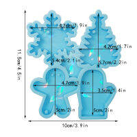 2sql 1ชิ้นแม่พิมพ์แม่พิมพ์เรซินคริสต์มาสมันวาวมันวาวจี้โฮโลแกรมแม่พิมพ์ซิลิโคนแม่พิมพ์เรซินอิพ็อกซี่แสงและเงาอุปกรณ์ทำเครื่องประดับแบบทำมือต้นไม้คริสต์มาสแขวนพวงกุญแจ