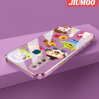 JIUMOO เคสสำหรับ Vivo Y3 Y3s 2020เคสการ์ตูนทอยสตอรี่ลวดลายใหม่พื้นผิวขอบสี่เหลี่ยมเคสนิ่มซิลิกาเจลกันกระแทกเคสมือถือรวมทุกฝาครอบป้องกันเลนส์กล้องถ่ายรูป