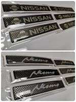 สติ๊กเกอร์เทเรซิ่นนูนอย่างดี พื้นเคฟล่าร์ สำหรับรถ NISSAN ได้ทุกรุ่น nismo sticker ติดรถ แต่งรถ นิสสัน นิสโม้ kevlar เคฟล่าร์ สติกเกอร์ สติกเกอ