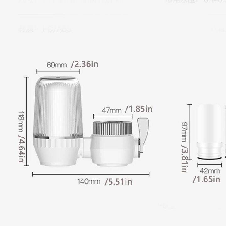 ตัวกรองน้ำประปาเซรามิก-xiegk-ไส้กรองที่สะอาดได้แกนประปาเครื่องกรองน้ำแบคทีเรียสนิมที่ล้างทำความสะอาดได้-pemurni-air-keran-ใช้ในครัวเรือน