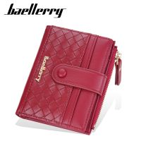 [COD] Baellerry new womens short Korean version contrast buckle coin purse zipper card bag female