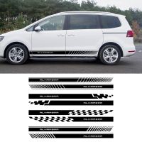 สติกเกอร์รถสำหรับ Seat Alhambra 7N รถตู้ตั้งแคมป์ประตูด้านข้างลายทางกีฬาแต่งลายกราฟิกอุปกรณ์ตกแต่งรถยนต์สติ๊กเกอร์ตกแต่งไวนิลสวยงามมาก