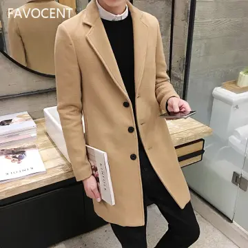 Men hot sale slim coat