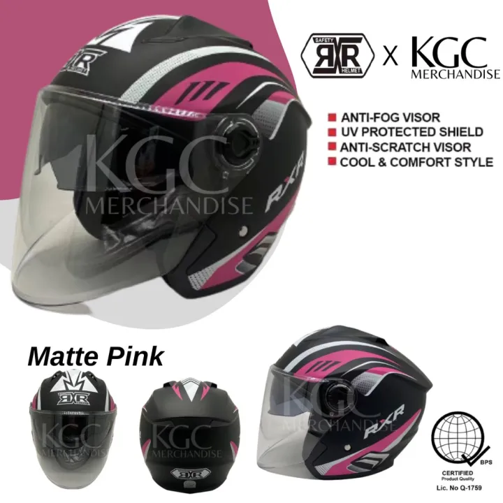 half face helmet dual visor